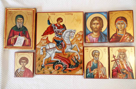 Greek Hand Painted Icons