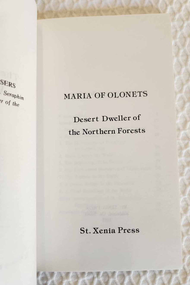 Maria of Olonets 1st Edition Rare