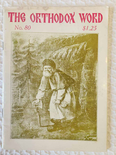 Orthodox Word 080 May-Jun 1978 RARE fair1