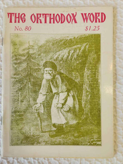 Orthodox Word 080 May-Jun 1978 RARE fair2