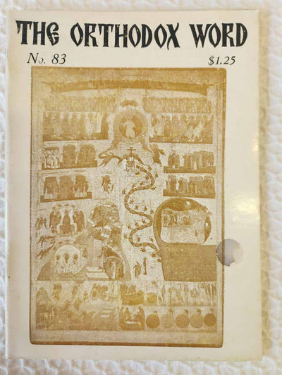 Orthodox Word 083 Nov-Dec 1978 RARE fair1