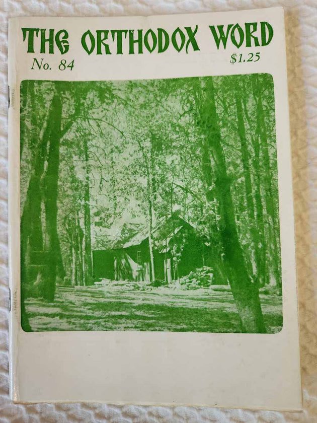 Orthodox Word 084 Jan-Feb 1979 RARE fair