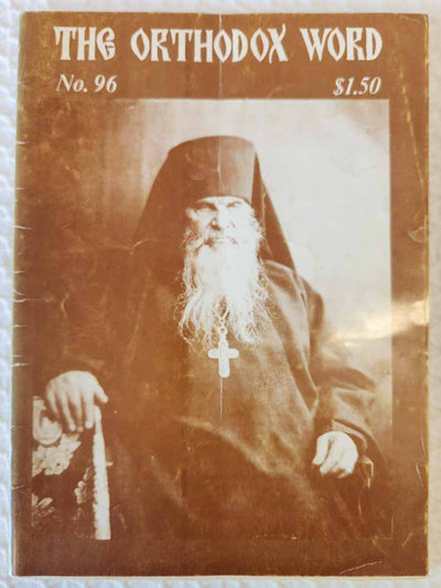 Orthodox Word 096 Jan-Feb 1981 RARE fair