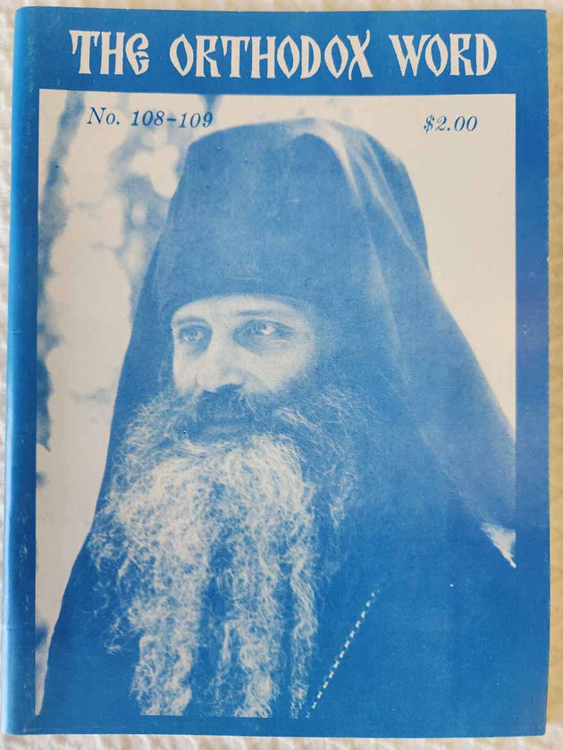 Orthodox Word 108-109 Jan-Apr 1983 RARE good2
