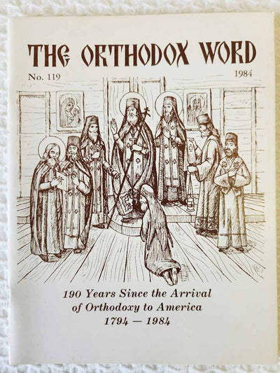 Orthodox Word 119 Nov-Dec 1984 RARE very good2