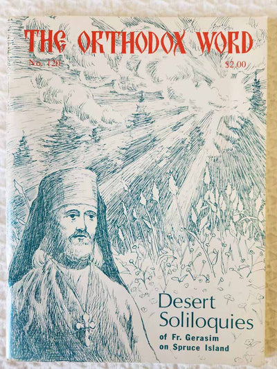 Orthodox Word 120 Jan-Feb 1985 RARE good