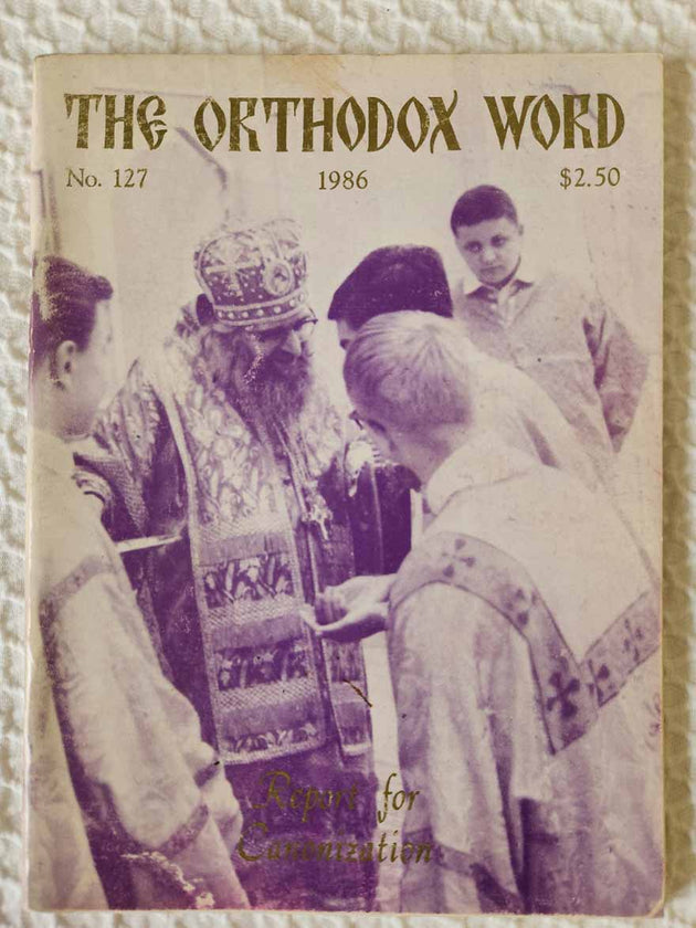 Orthodox Word 127 Mar-Apr 1986 RARE goodA