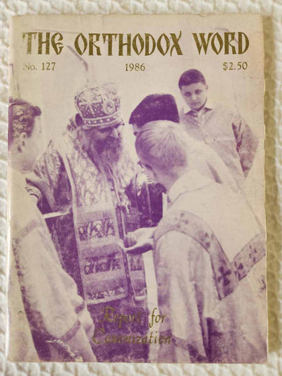 Orthodox Word 127 Mar-Apr 1986 RARE goodB