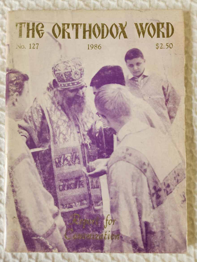 Orthodox Word 127 Mar-Apr 1986 RARE goodB