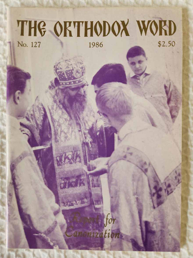 Orthodox Word 127 Mar-Apr 1986 RARE very good