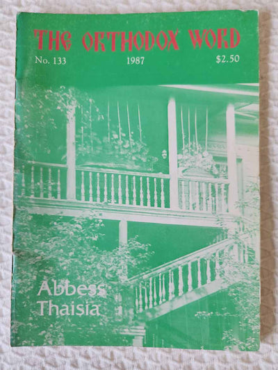 Orthodox Word 133 Mar-Apr 1987 RARE fair1