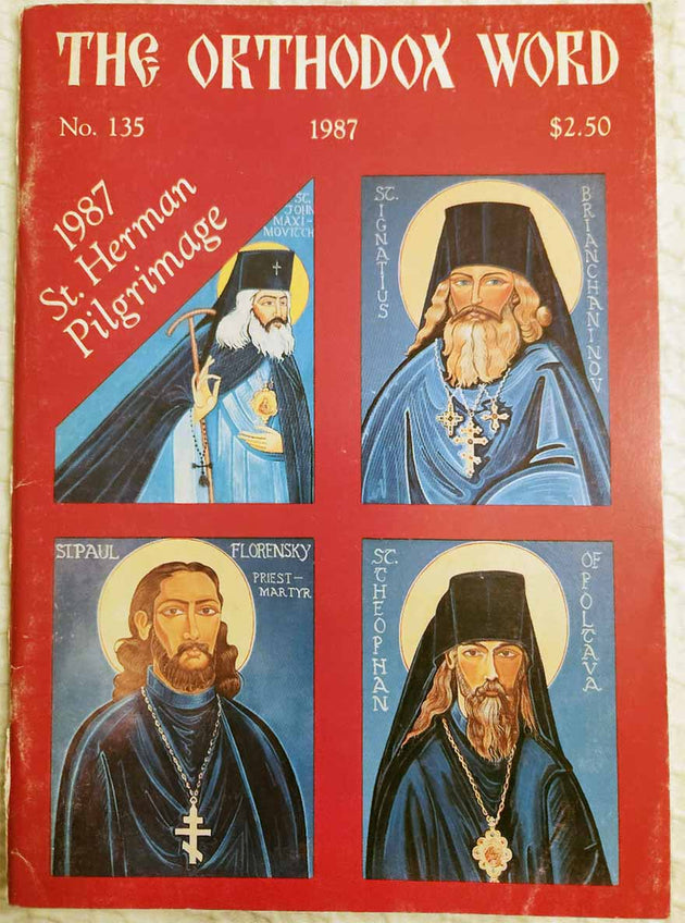 Orthodox Word 135 Jul-Aug 1987 RARE good