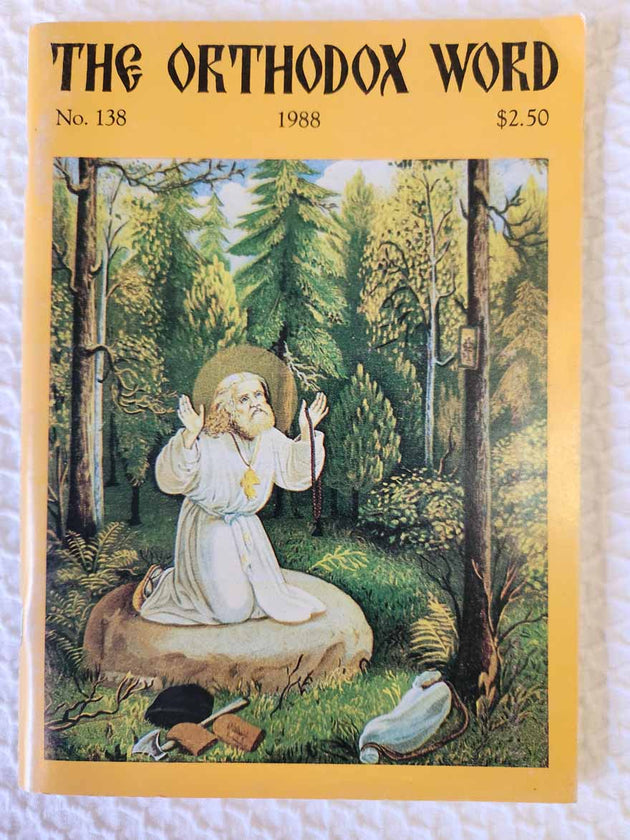 Orthodox Word 138 Jan-Feb 1988 RARE good1