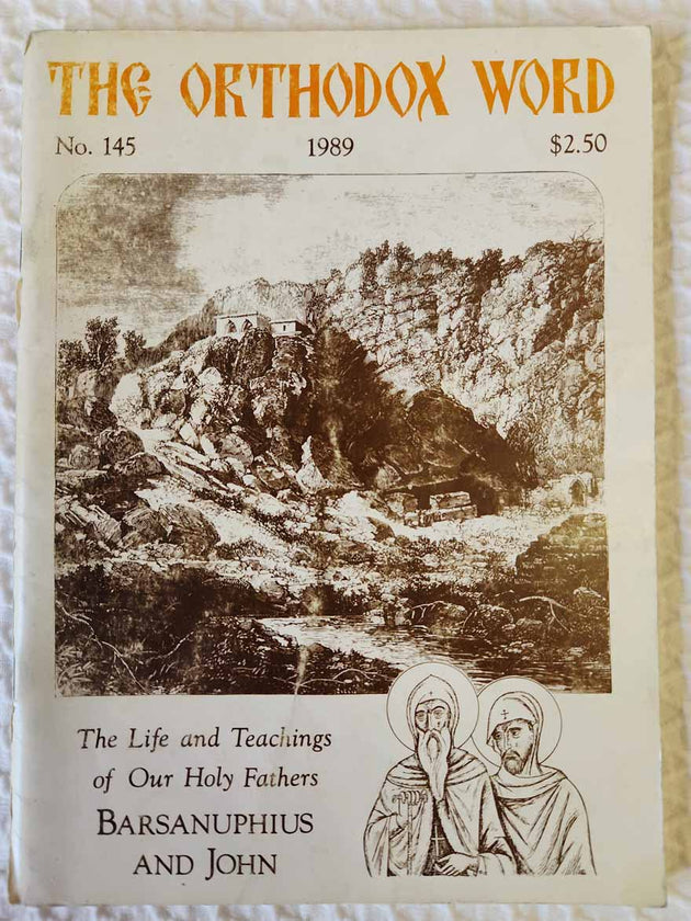 Orthodox Word 145 Mar-Apr 1989 RARE fair1