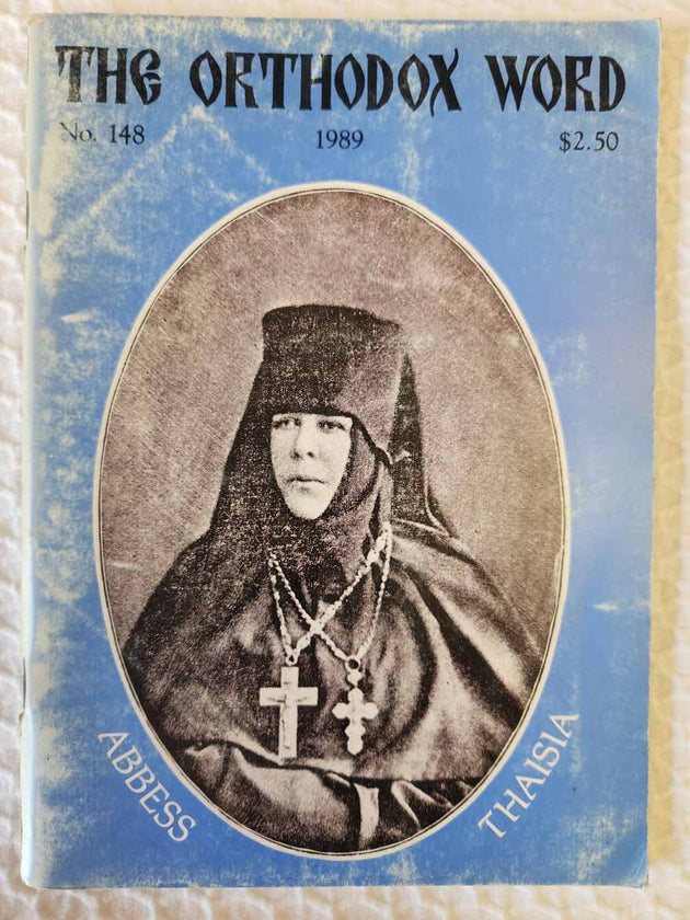 Orthodox Word 148 Sep-Oct 1989 VERY RARE poor1