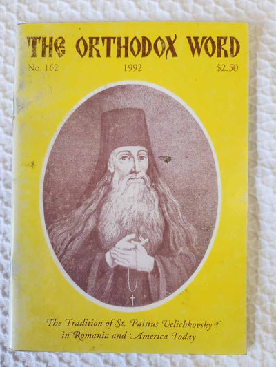 Orthodox Word 162 Jan-Feb 1992 VERY RARE fair1