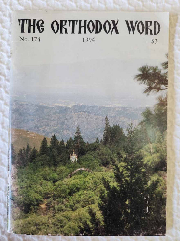 Orthodox Word 174 Jan-Feb 1994 RARE poor1