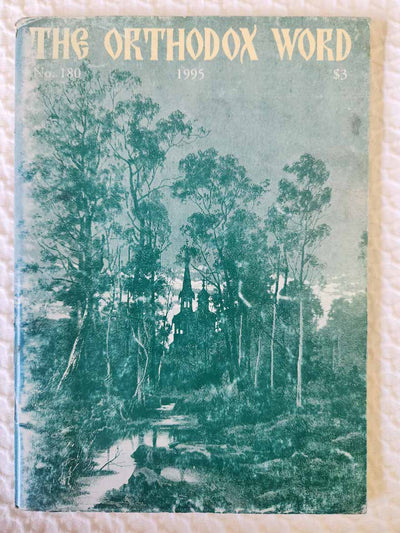 Orthodox Word 180 Jan-Feb 1995 RARE poor1