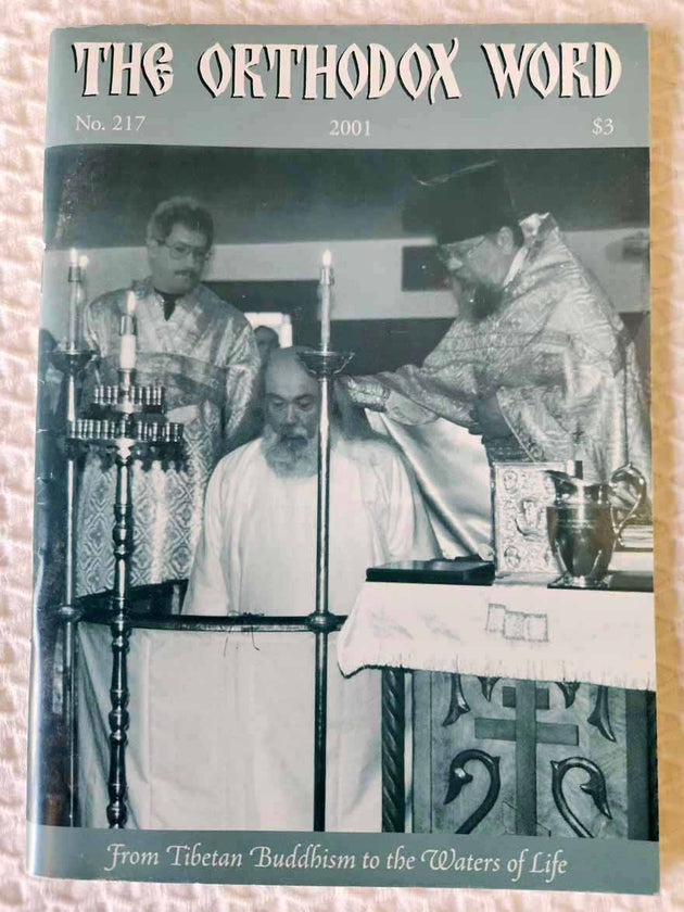 Orthodox Word 217 Mar-Apr 2001 RARE very good