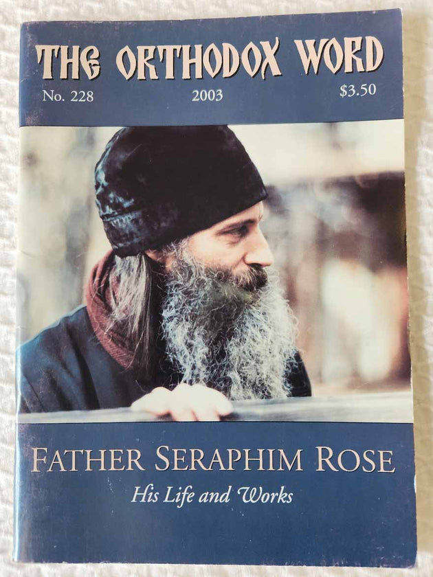 Orthodox Word 228 Jan-Feb 2003 RARE fair
