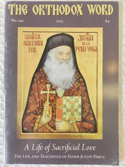 Orthodox Word 292 Sep-Oct 2013 RARE good