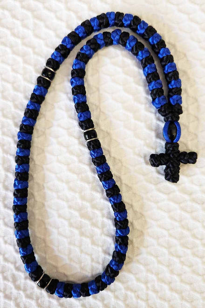 Mount Athos Prayer Rope 100 BLU BLK BLKC BLKbds