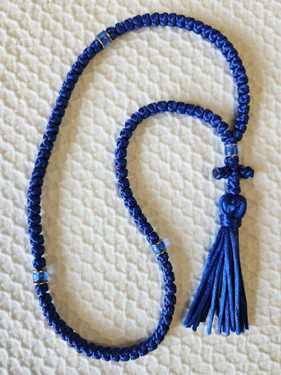 Mount Athos Prayer Rope 100 BLU BLUbds CT