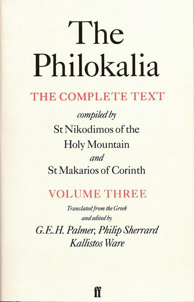 Philokalia Volume 3
