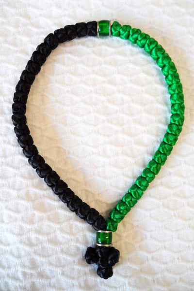 Mount Athos Prayer Rope 50 GRN BLK C1