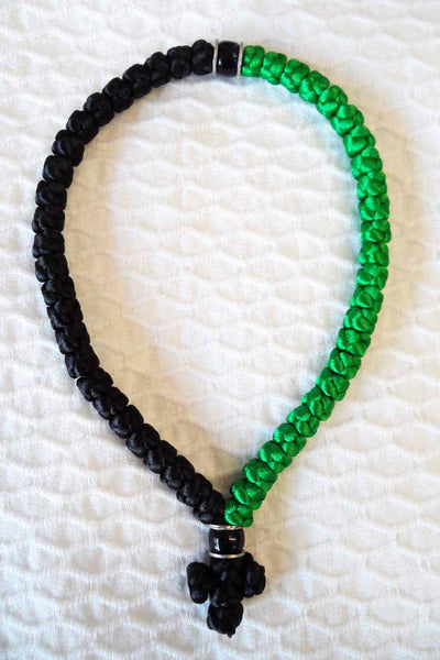 Mount Athos Prayer Rope 50 GRN BLK C2