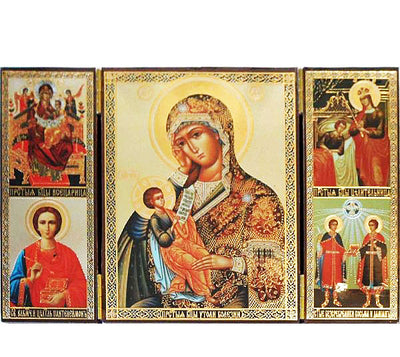 Healing Mother of God Triptych012