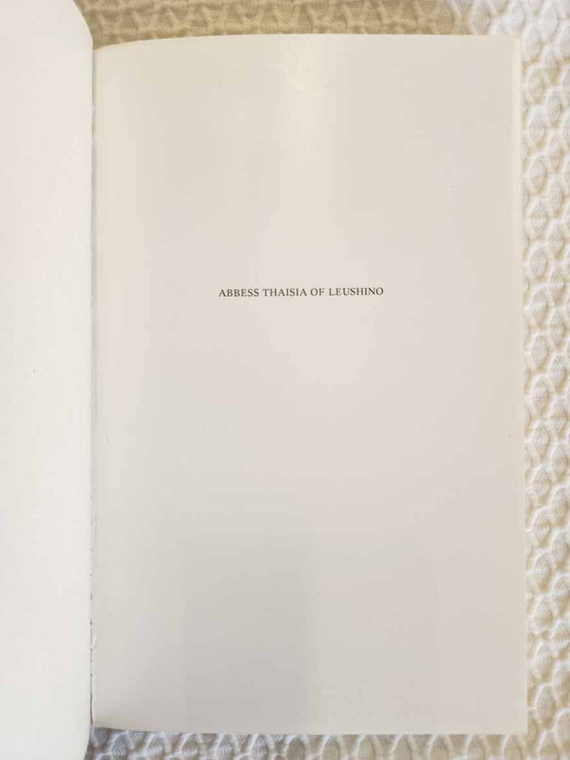 Abbess Thaisia rare book