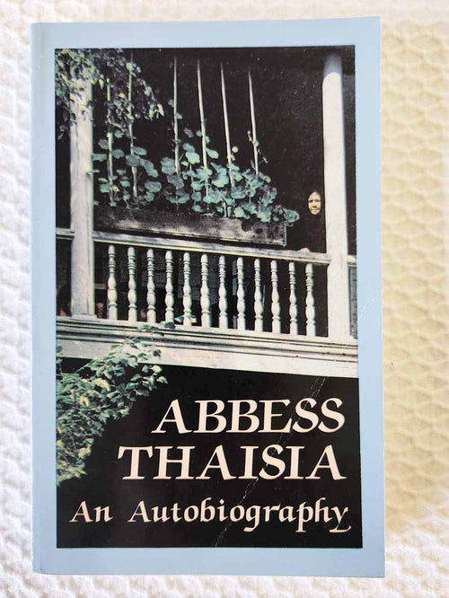 Abbess Thaisia rare book bent cover