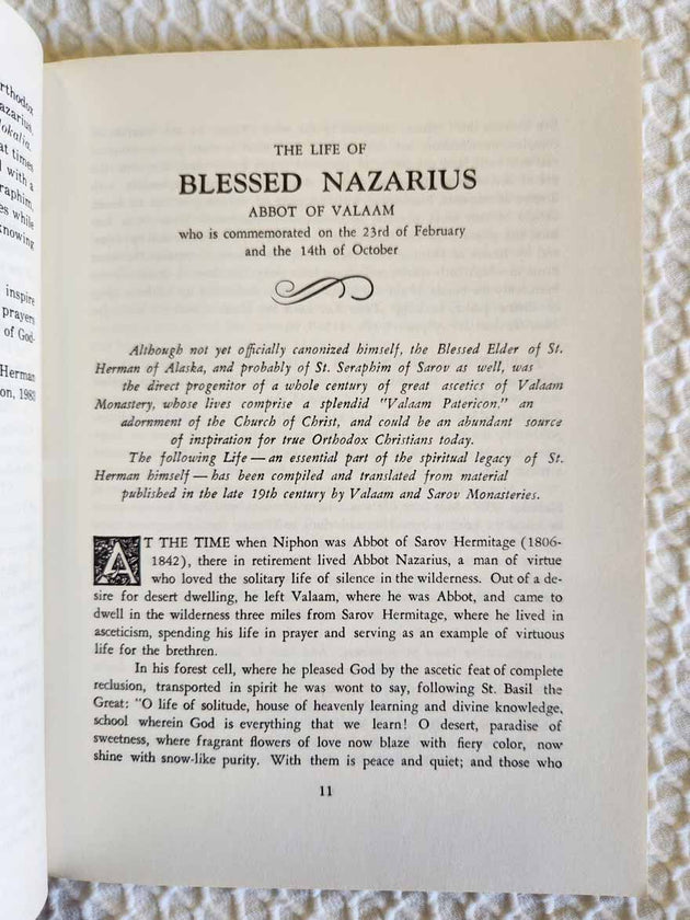 Abbot Nazarius LRP II RARE 1st Ed fair