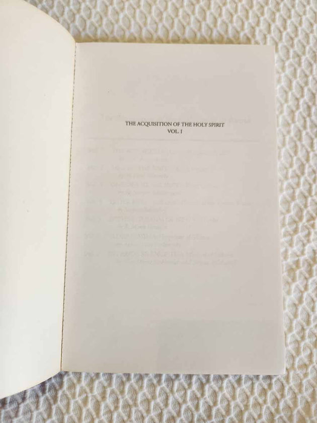 Acquisition of the Holy Spirit Vol 1 RARE good