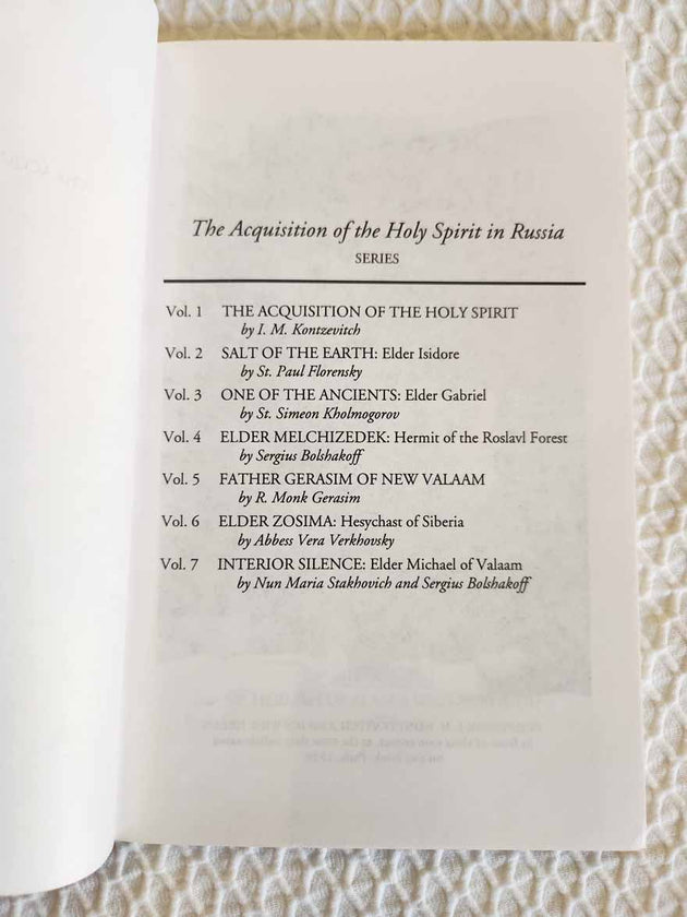 Acquisition of the Holy Spirit Vol 1 RARE good