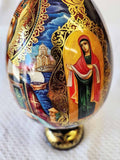 An Icon Egg St Nicholas 02 Hand Painted