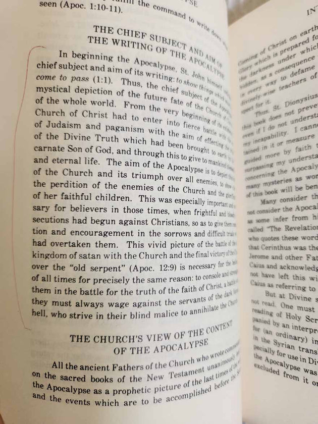 Apocalypse by Archbishop Averky Very Rare 1st Ed