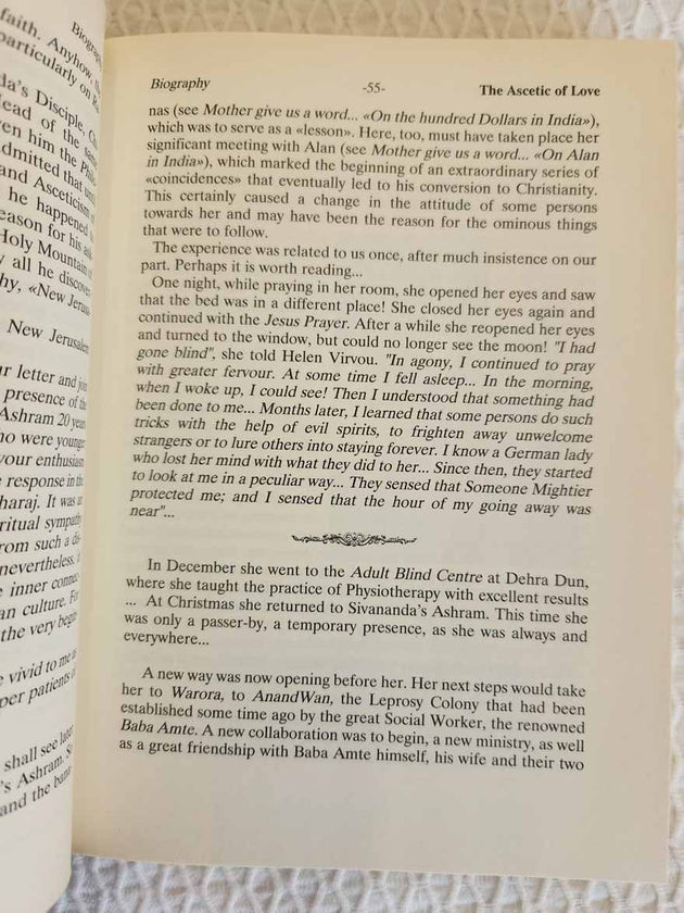 Ascetic of Love Mother Gavrilia rare 2nd ed