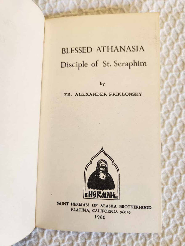Blessed Athanasia 1st Ed very rare