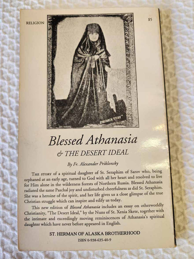 Blessed Athanasia 2nd Ed rare book fair to good