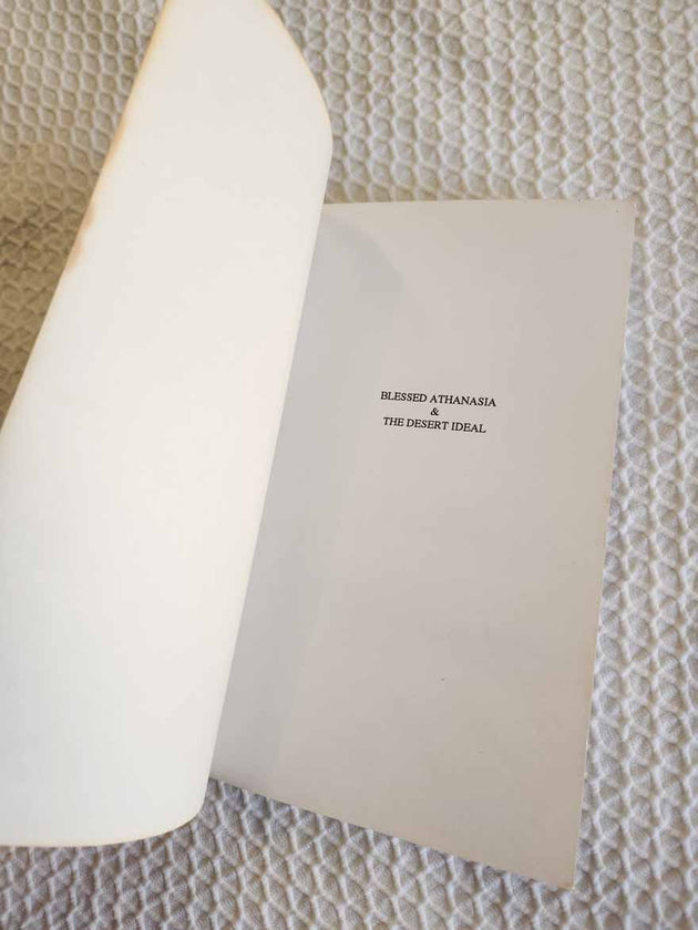 Blessed Athanasia 2nd Ed rare book fair to good
