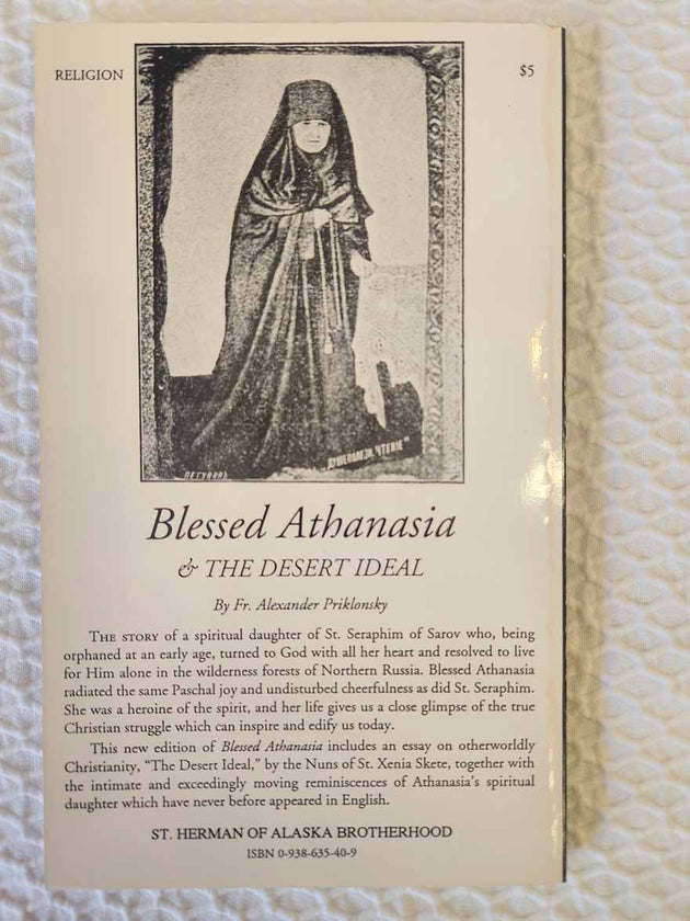 Blessed Athanasia 2nd Ed rare book vg