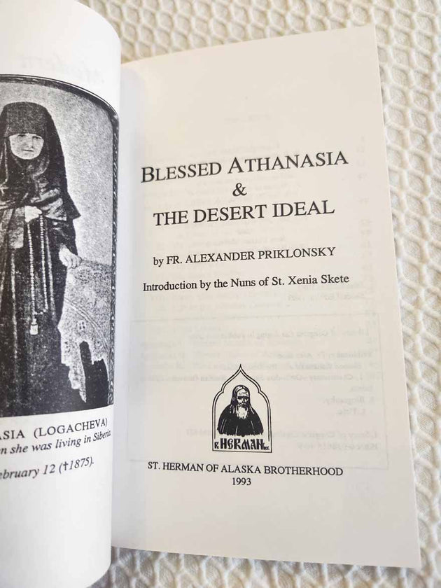 Blessed Athanasia 2nd Ed rare book vg