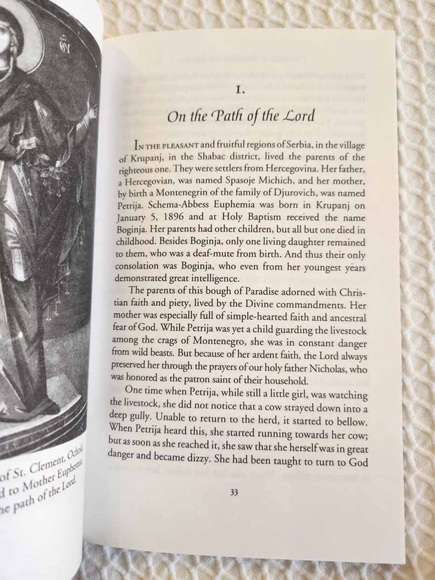 Blessed Euphemia of Serbia rare book