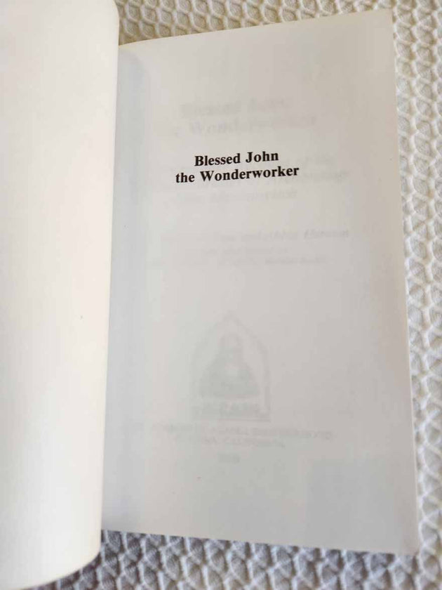 Blessed John the Wonderworker 2nd Printing Rare