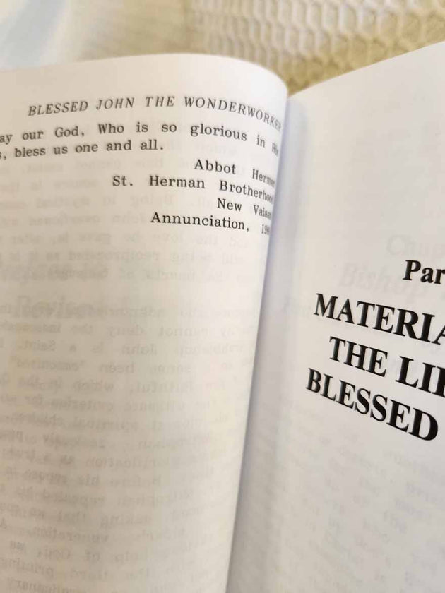 Blessed John the Wonderworker 2nd Printing Rare