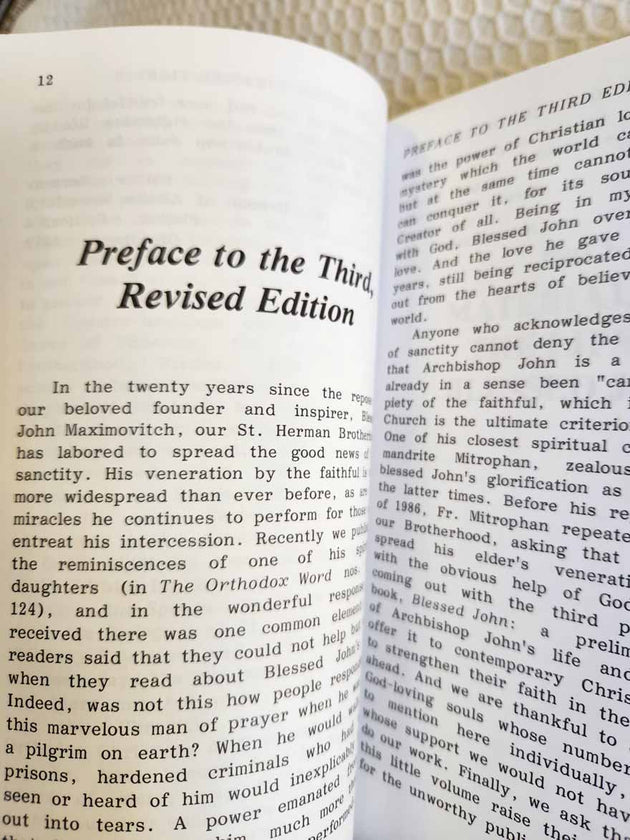 Blessed John the Wonderworker 2nd Printing Rare