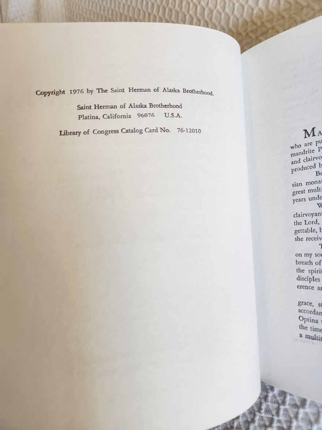 Blessed Paisius Velichkovsky 1st Ed Hardcover Ex Rare Blue