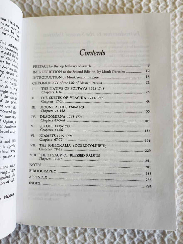 Blessed Paisius Velichkovsky softcover Rare g